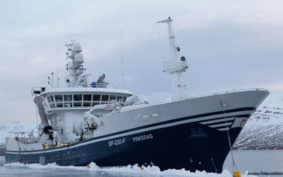 Norskir bátar með 2500 tonn í dag.