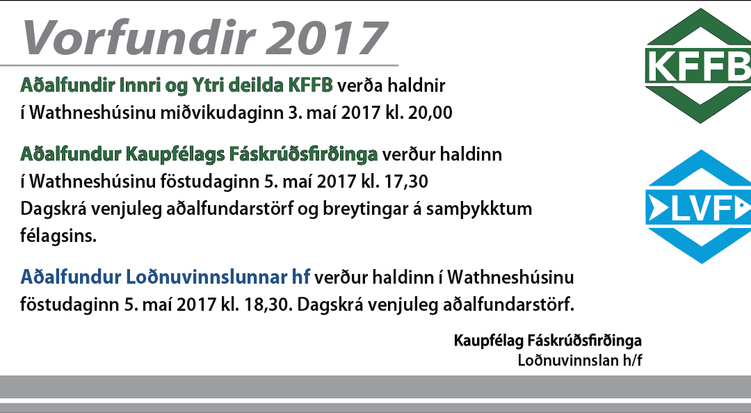 Félagsfundir KFFB