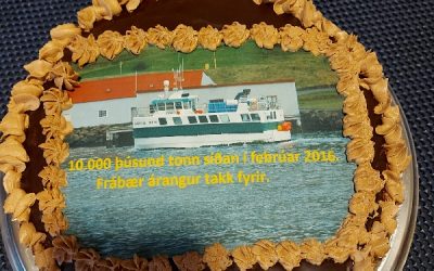 Sandfell komið í 10 þúsund tonn